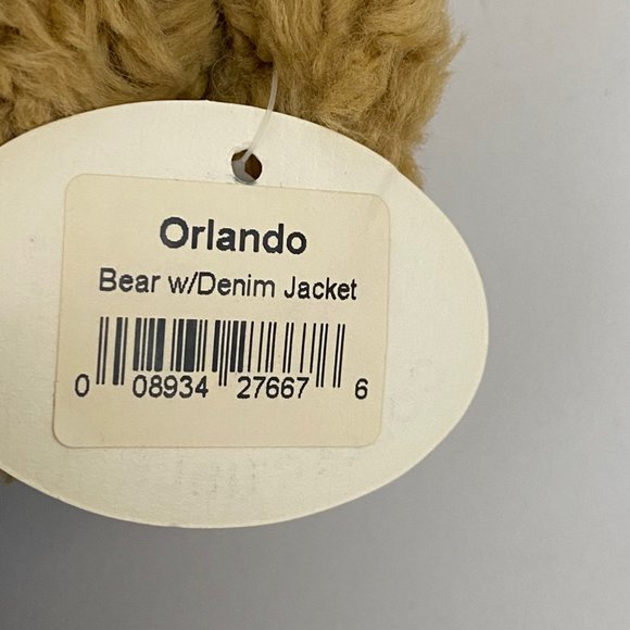 Hard Rock Cafe Orlando Collectible Bear Denim Jacket - Picture 6 of 12